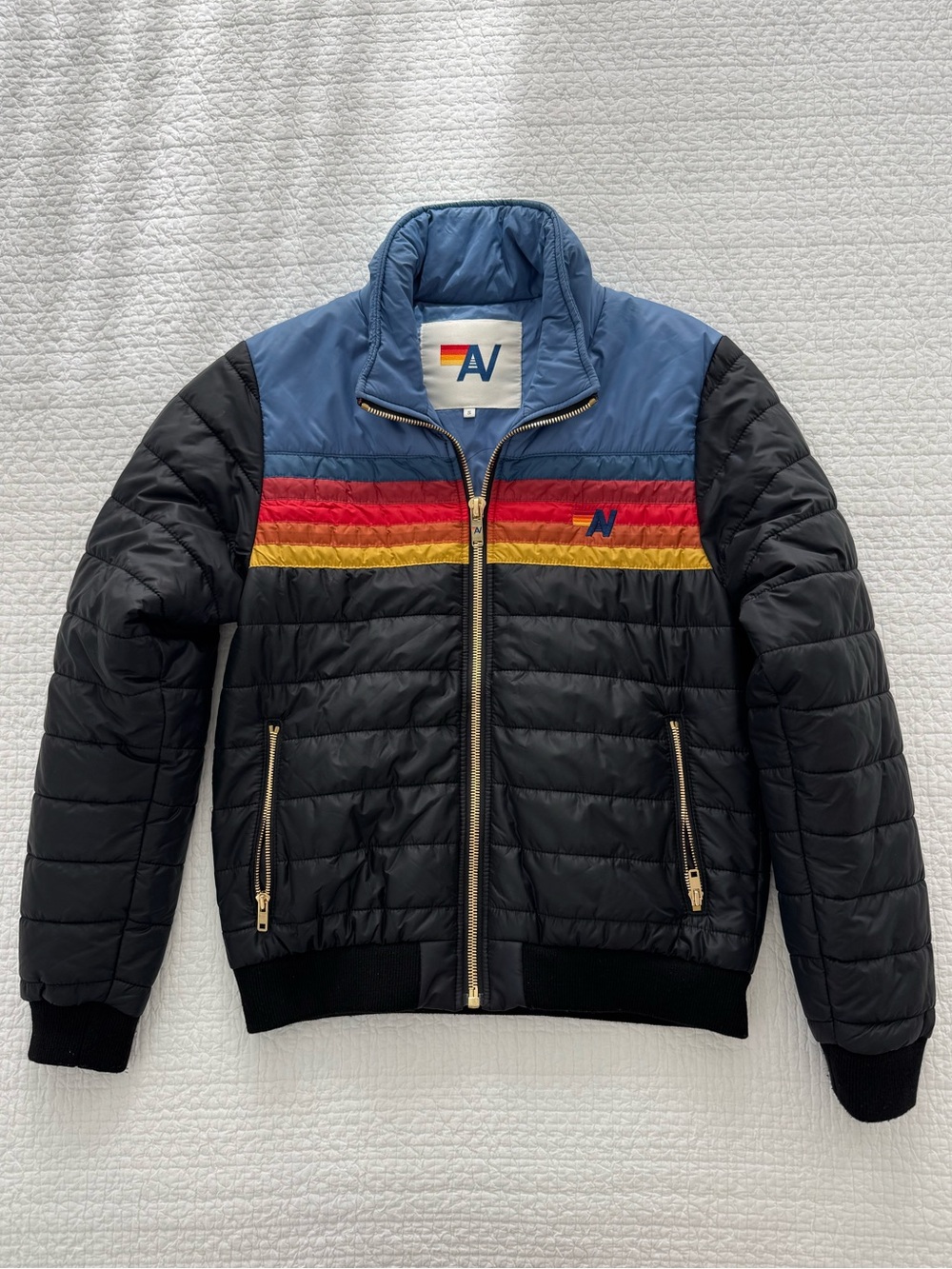 Aviator Nation Black Puffer Coat